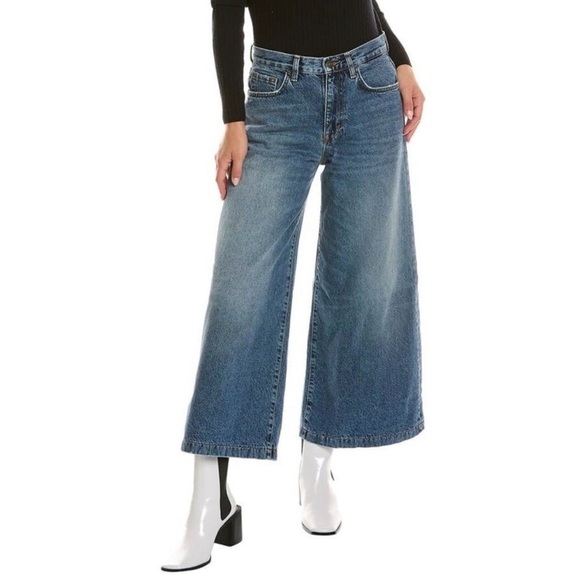 Current/Elliott Denim - Current/Elliott Wide Leg Cop Jeans Size 29
